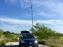 K5ND/R in EM03. My favorite spot with clear visibility in all directions from the top of a ridge near Wizard Wells, TX
